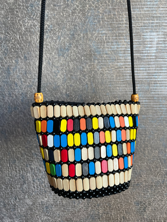 Wooden bead bags